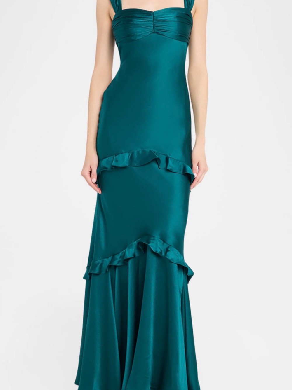 Saloni Selma Ruffle Wedding Guest Gown